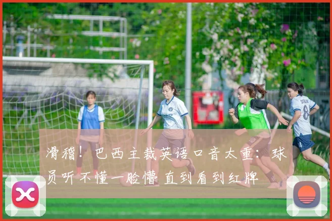 滑稽!巴西主裁英语口音太重:球员听不懂一脸懵 直到看到红牌